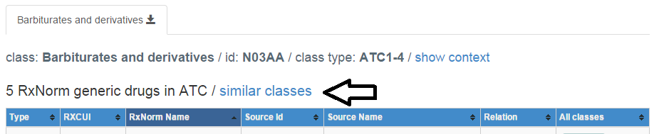 Similar classes link